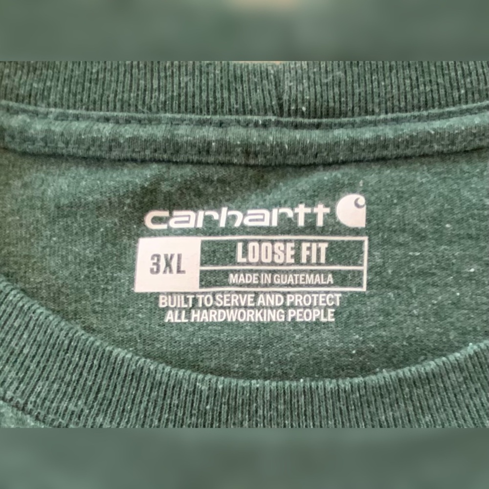 Carhartt men’s loose fit pocket t-shirt in 3XL. - Picture 6 of 6